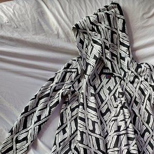 Natalia Romano hooded coat